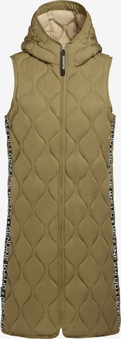 khujo Bodywarmer 'Jady' in Groen: voorkant