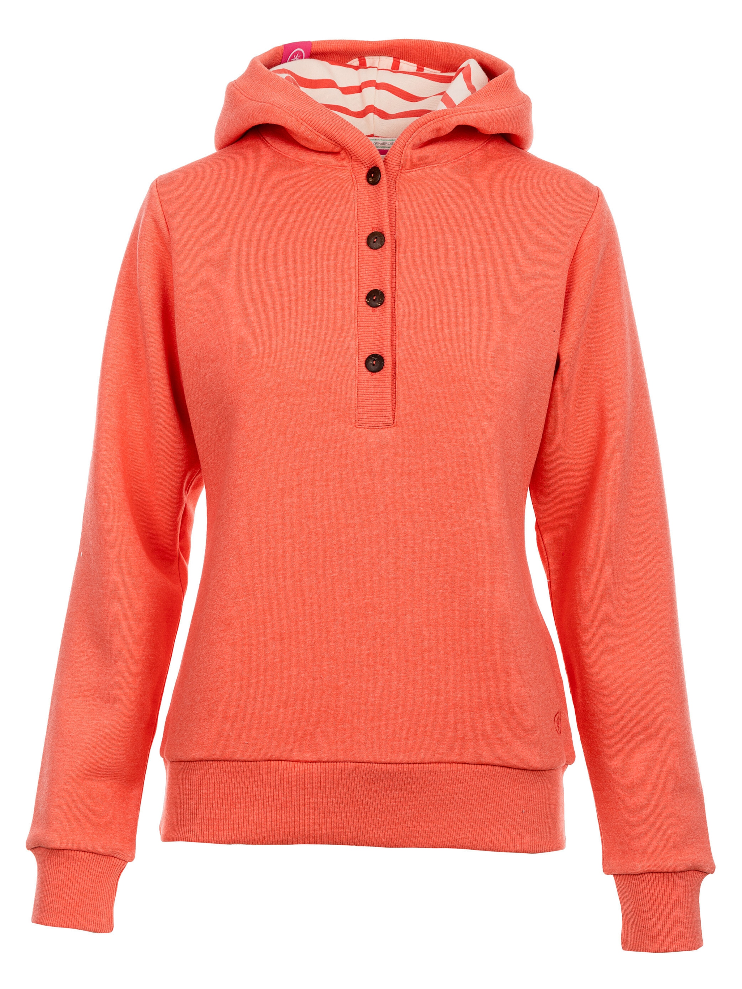 salzhaut Sweatshirt 'Kat' in Orange: Vorderseite