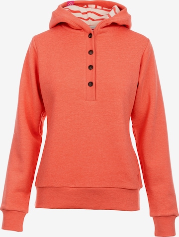 salzhaut Sweatshirt 'Kat' in Orange: Vorderseite