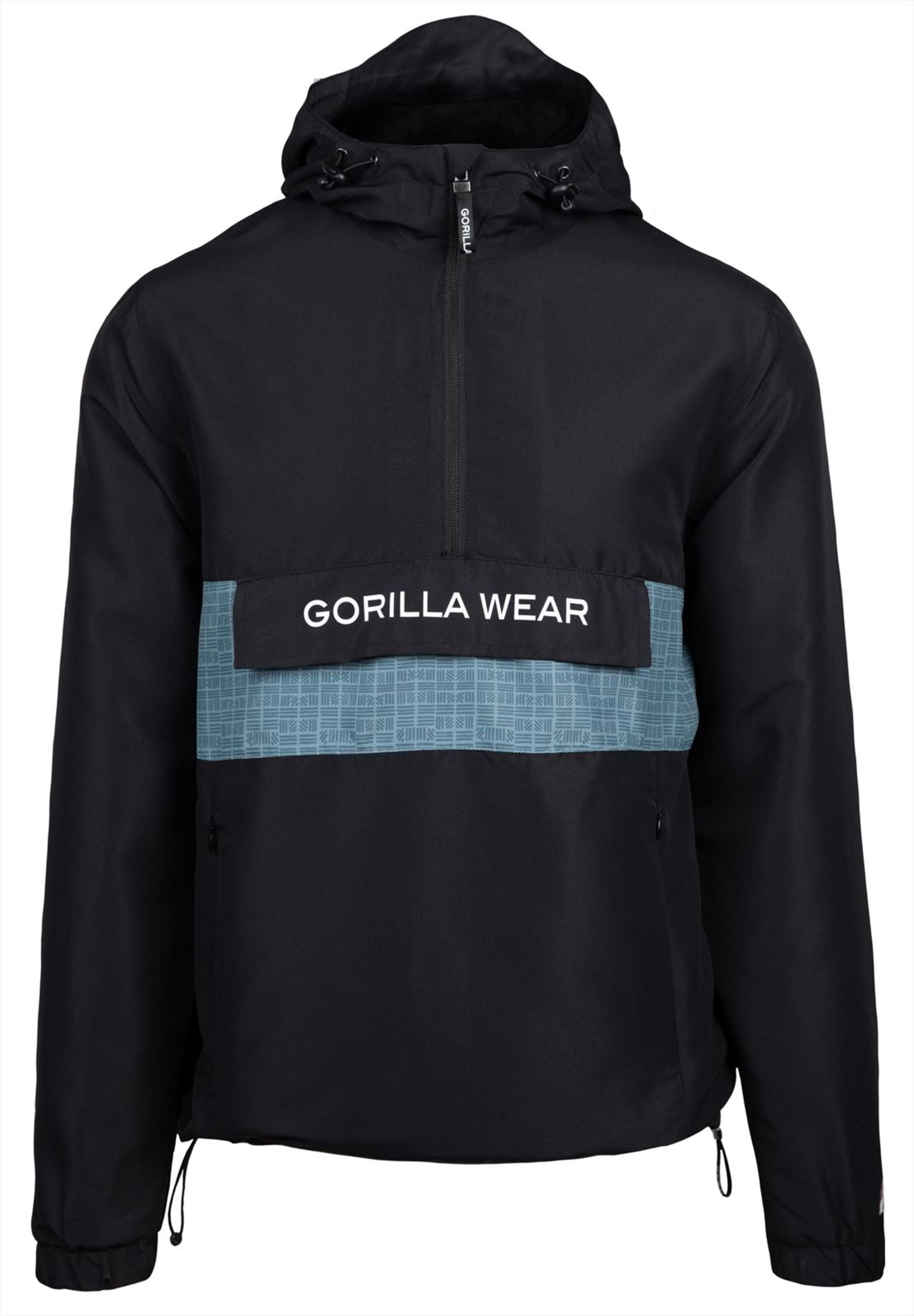 Gorilla Wear Tussenjas 'Bolton' in Blauw: voorkant