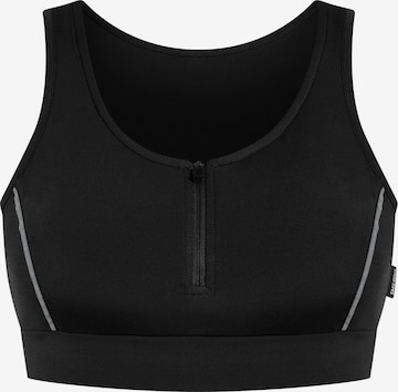 Smilodox Sporttop ' Kathi ' in Zwart: voorkant