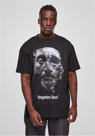 Tricou 'Aurelius' de la Forgotten Faces pe negru: față