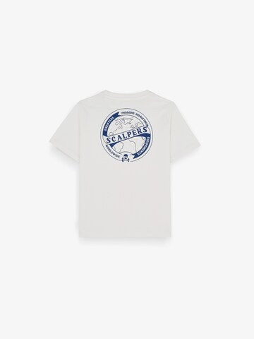 Scalpers T-shirt 'Worldwide' i vit