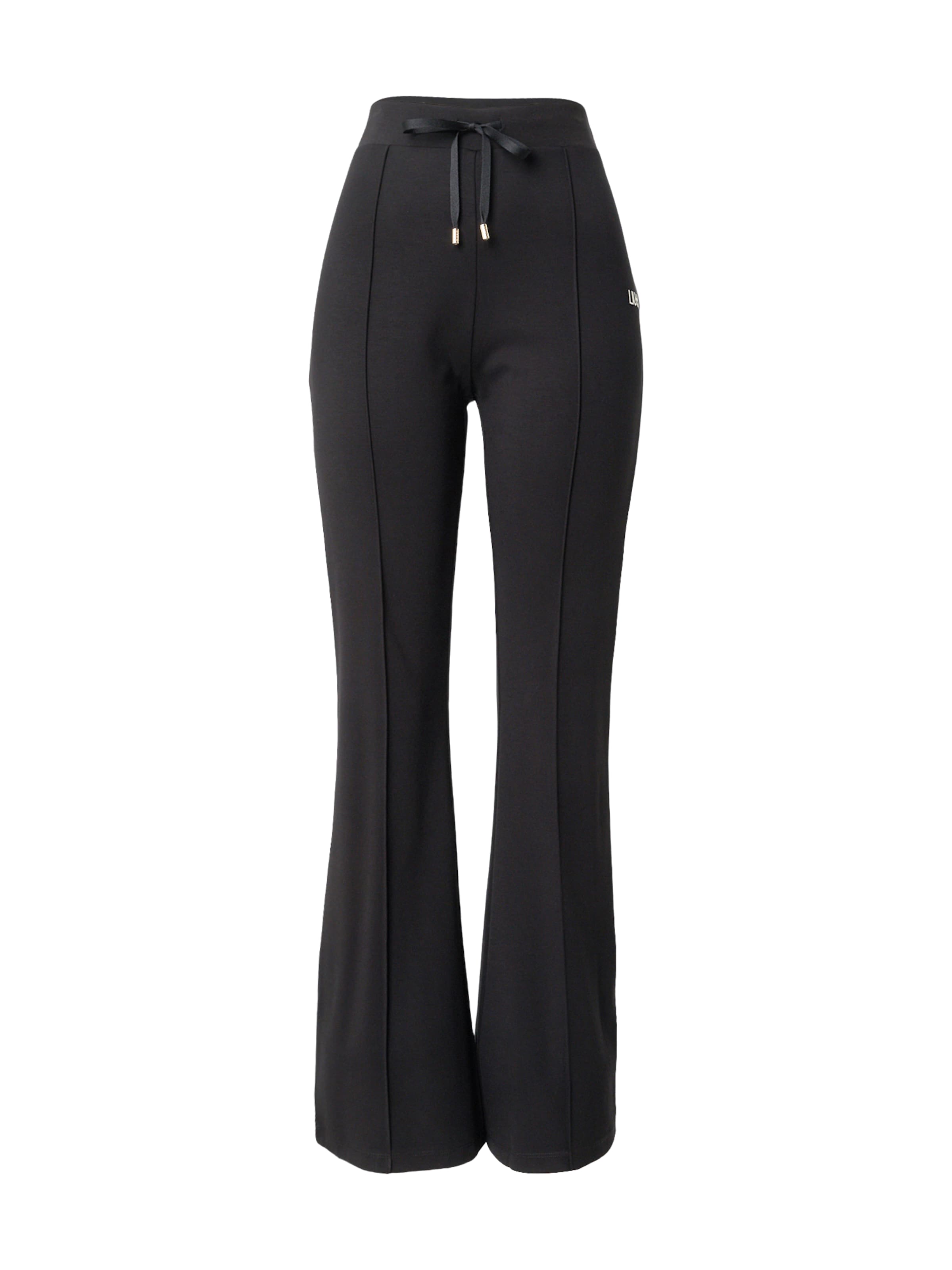 Liu Jo - Acampanado Pantalón en negro: frente