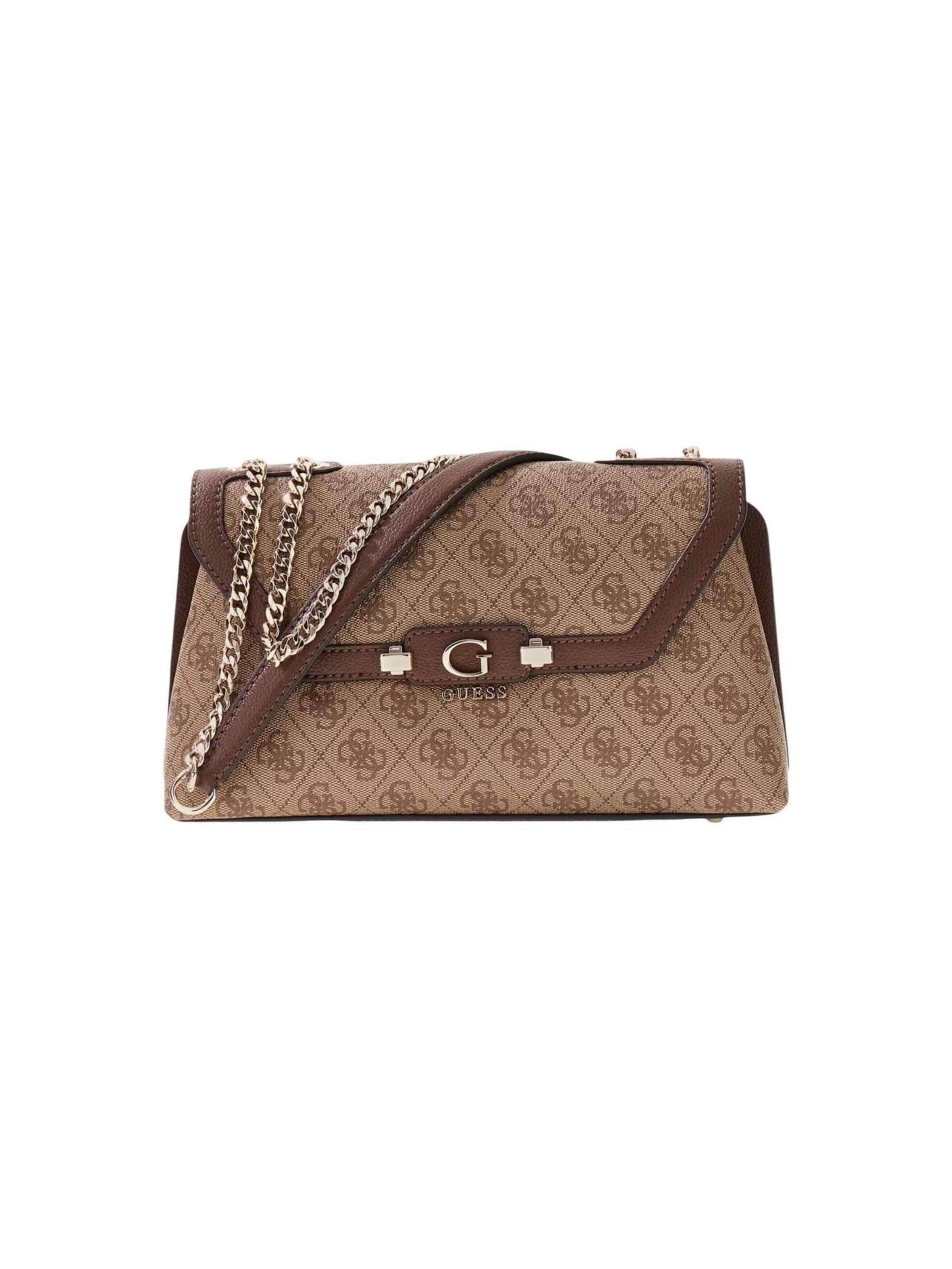 GUESS Τσάντα ώμου 'COLEEN LOGO SMALL SA HWSG97 49210' σε καφέ: μπροστά