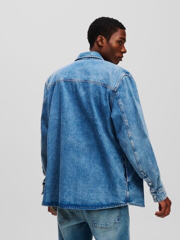 KARL LAGERFELD JEANS Regular Fit Skjorte i blå