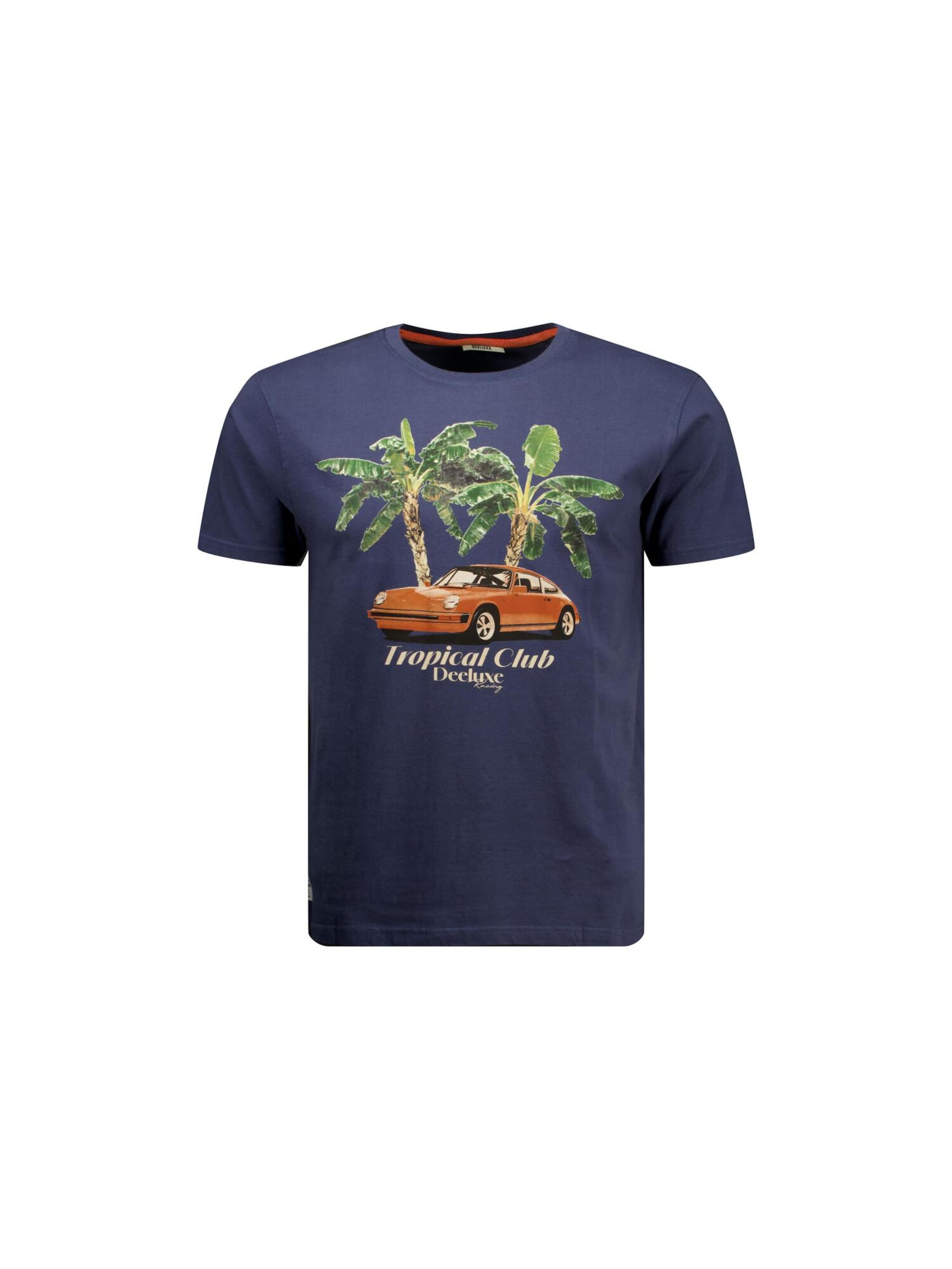 T-Shirt 'KIKONDO' Deeluxe en bleu : devant