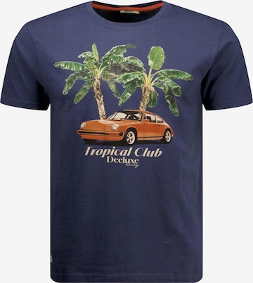 T-Shirt 'KIKONDO' Deeluxe en bleu : devant