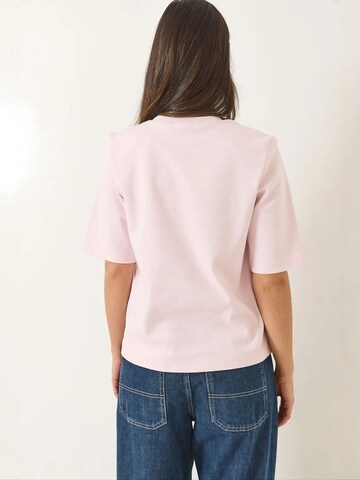 T-shirt 'T-Shirts' Bianco Lucci en rose