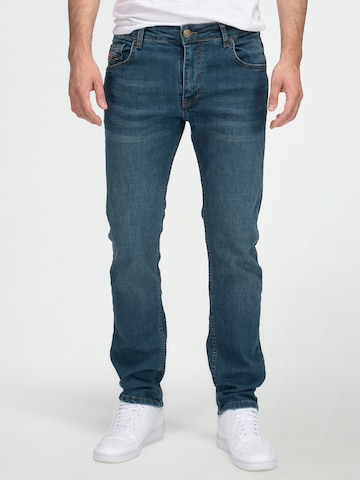 Lorenzo Loren Regular Jeans in Blauw: voorkant