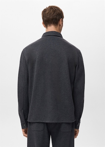 MANGO MAN Regular fit Button Up Shirt 'Alcudia' in Grey