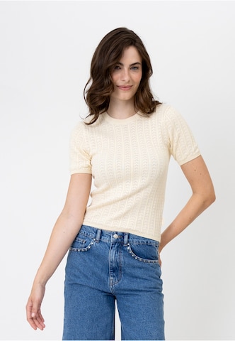 OH APRIL - Pullover 'Amora' em branco: frente