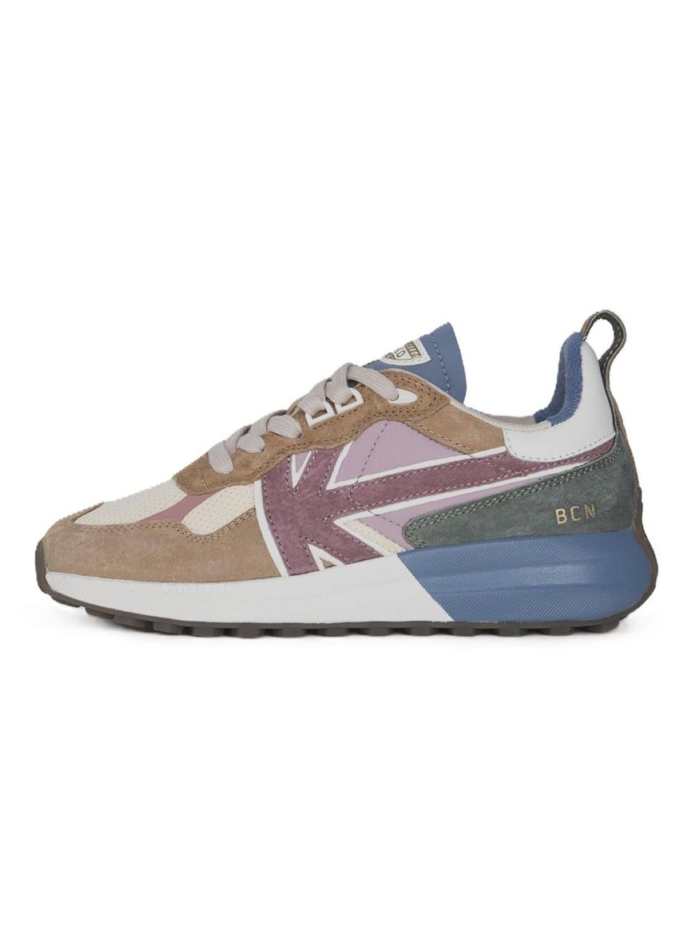 Kaotiko Sneakers laag 'Detroit' in Bruin: voorkant