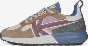 Kaotiko Sneakers laag 'Detroit' in Bruin: voorkant