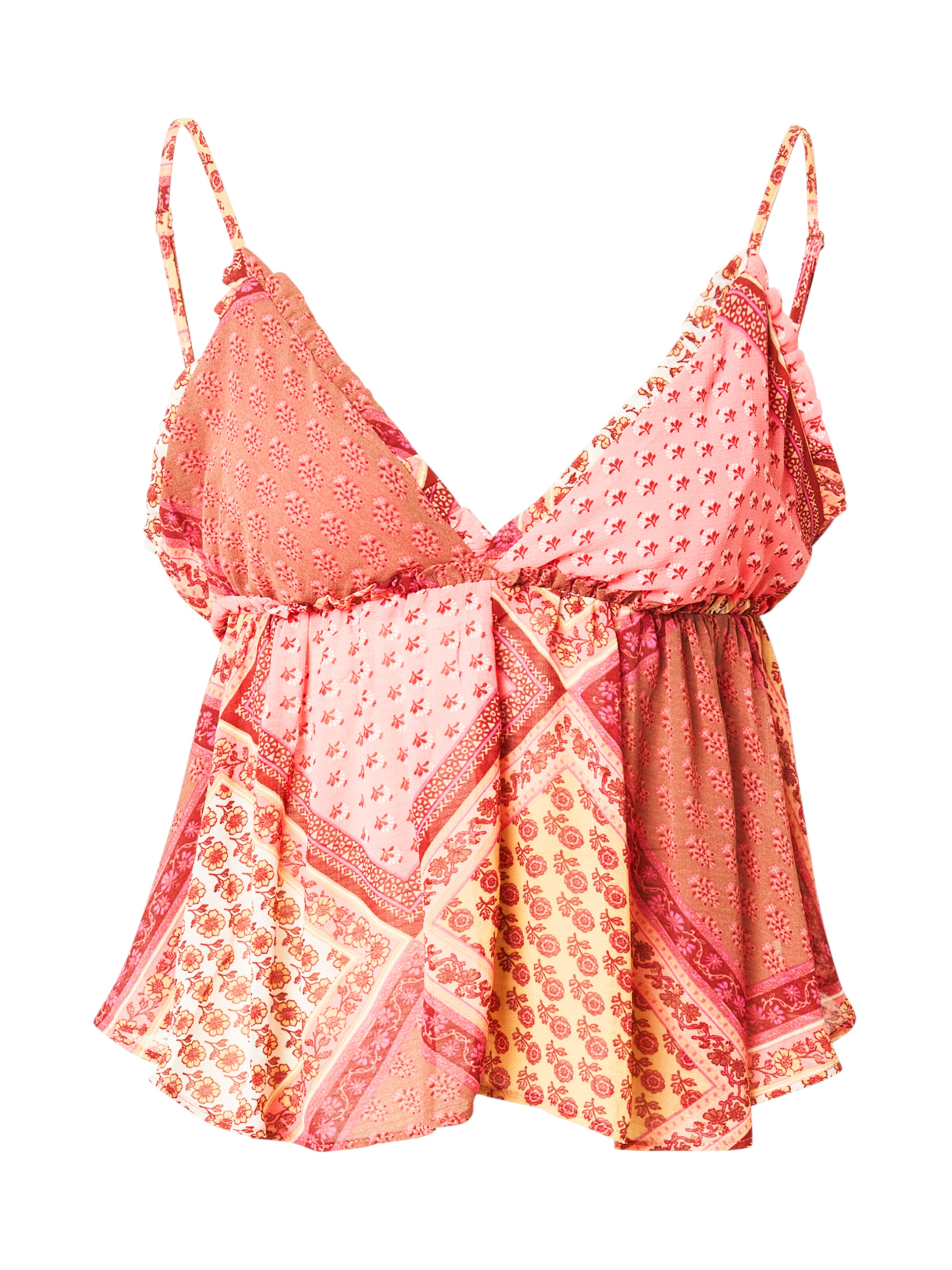 Free People Топ в розово: отпред