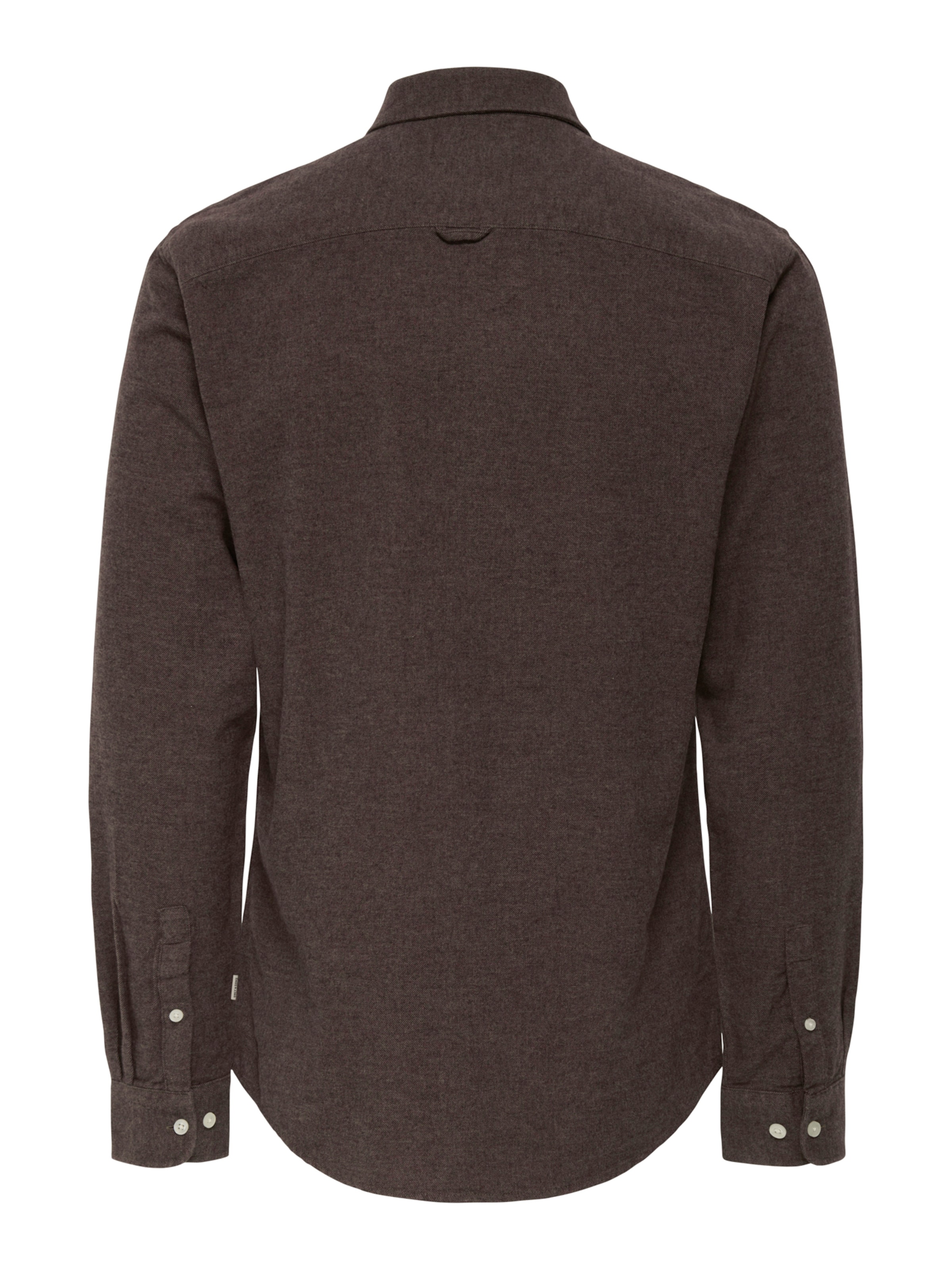 Only & Sons - Ajuste estrecho Camisa 'ONSNIKO' en marrón