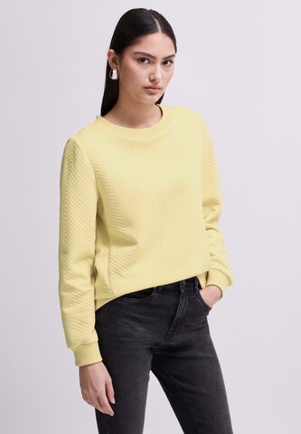 Street One Studio Sweatshirt in Gelb: Vorderseite