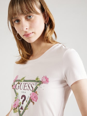 GUESS T-shirt i rosa