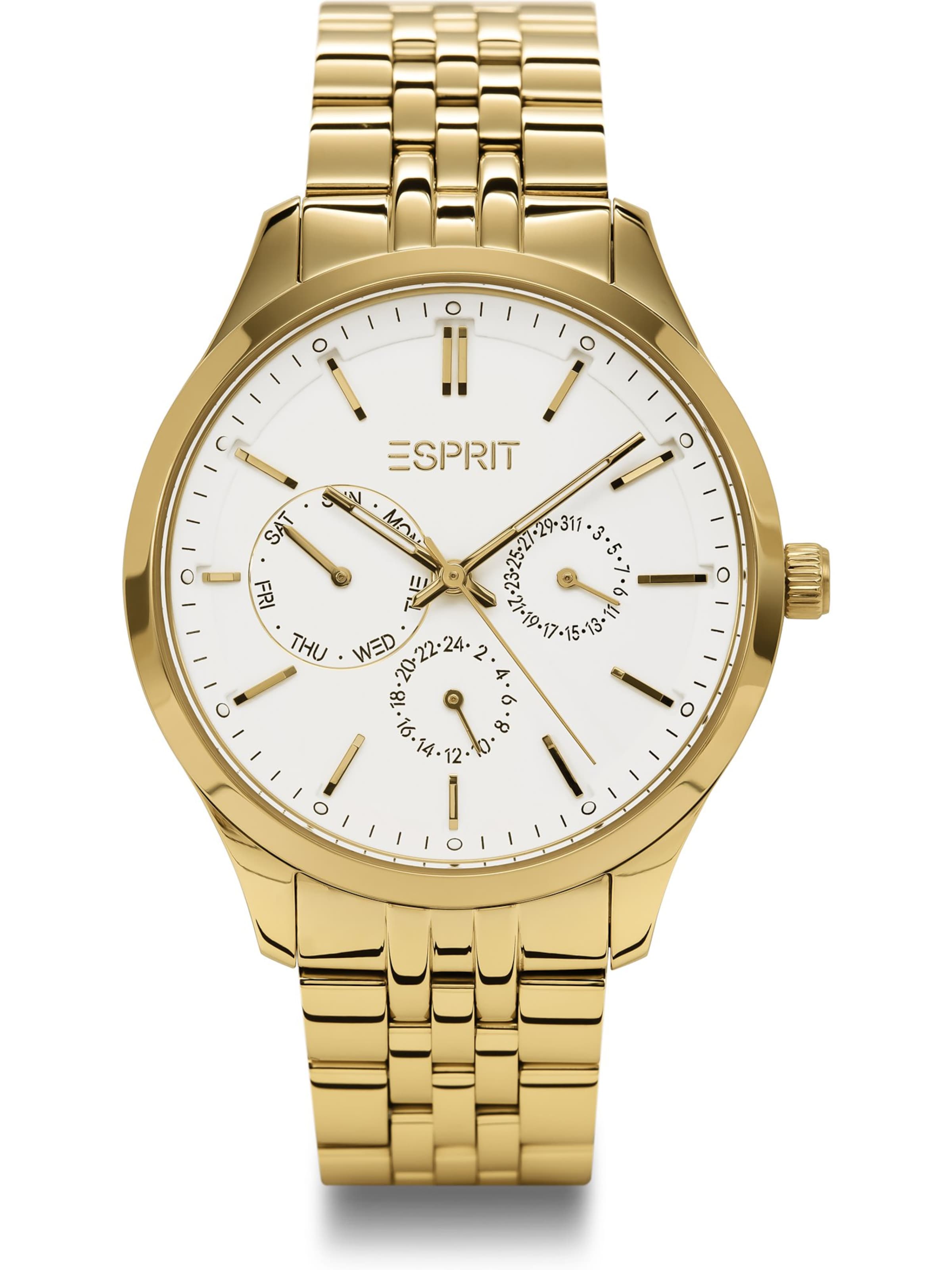 ESPRIT Analoguhr in Gold: Vorderseite