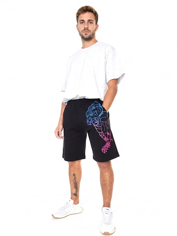 IUTER Spodnie 'Mens Nepal Black Shorts' w kolorze czarny: przód