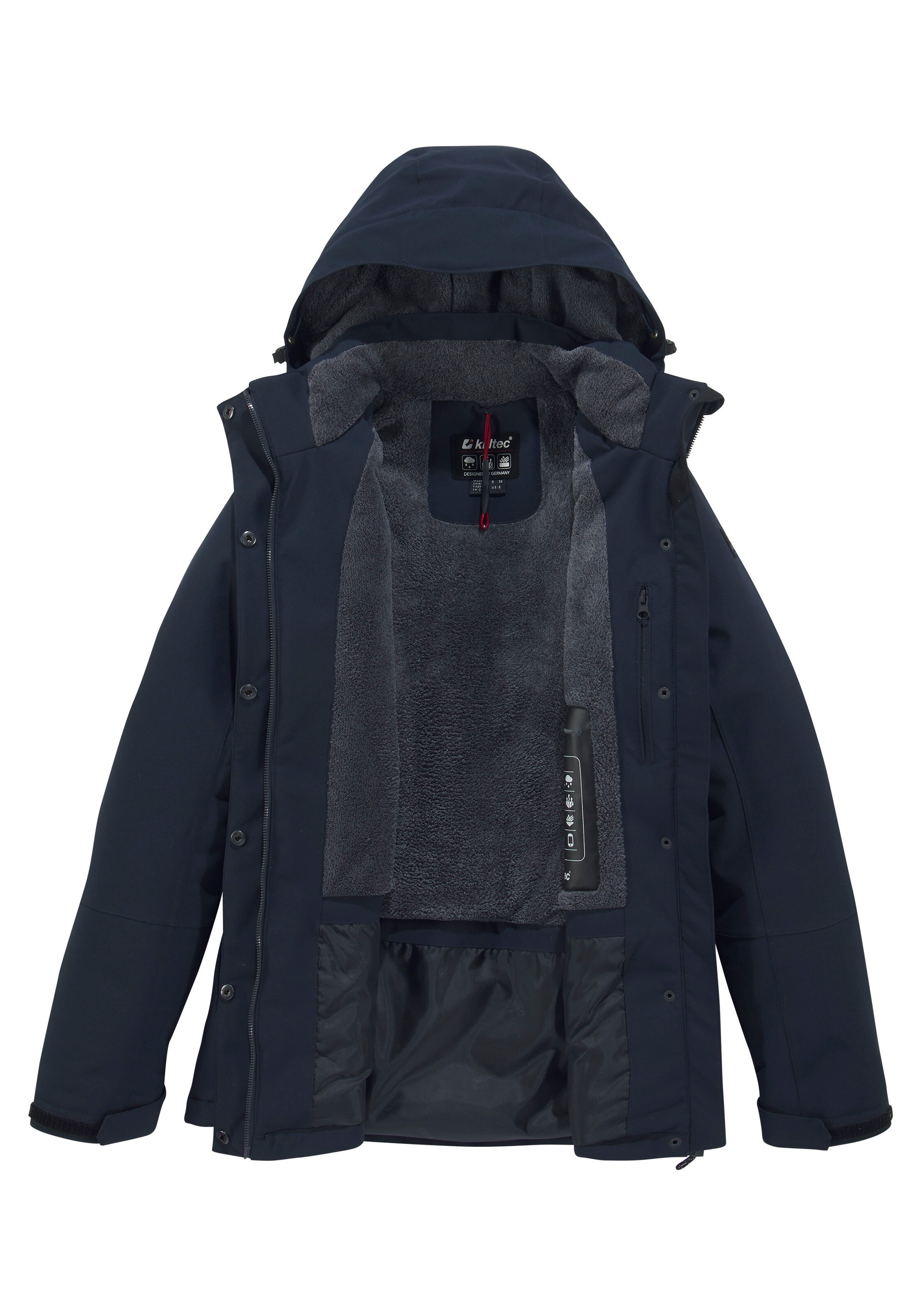 KILLTEC Outdoorjacke in Blau