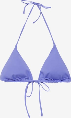 Triangle Hauts de bikini Pull&Bear en violet : devant