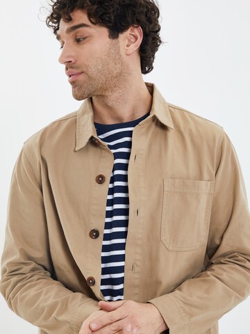 Threadbare Regular fit Between-season jacket 'Sunter' in Brown