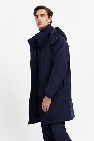 Finn Flare Between-Seasons Coat in Blue