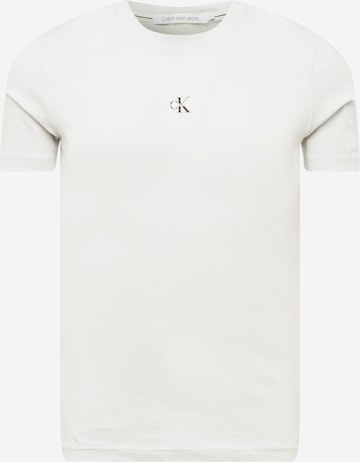 T-Shirt Calvin Klein Jeans en blanc : devant