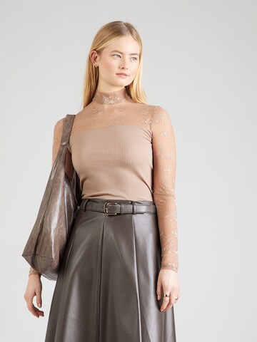 rosemunde Shirt 'Balta' in Beige: voorkant