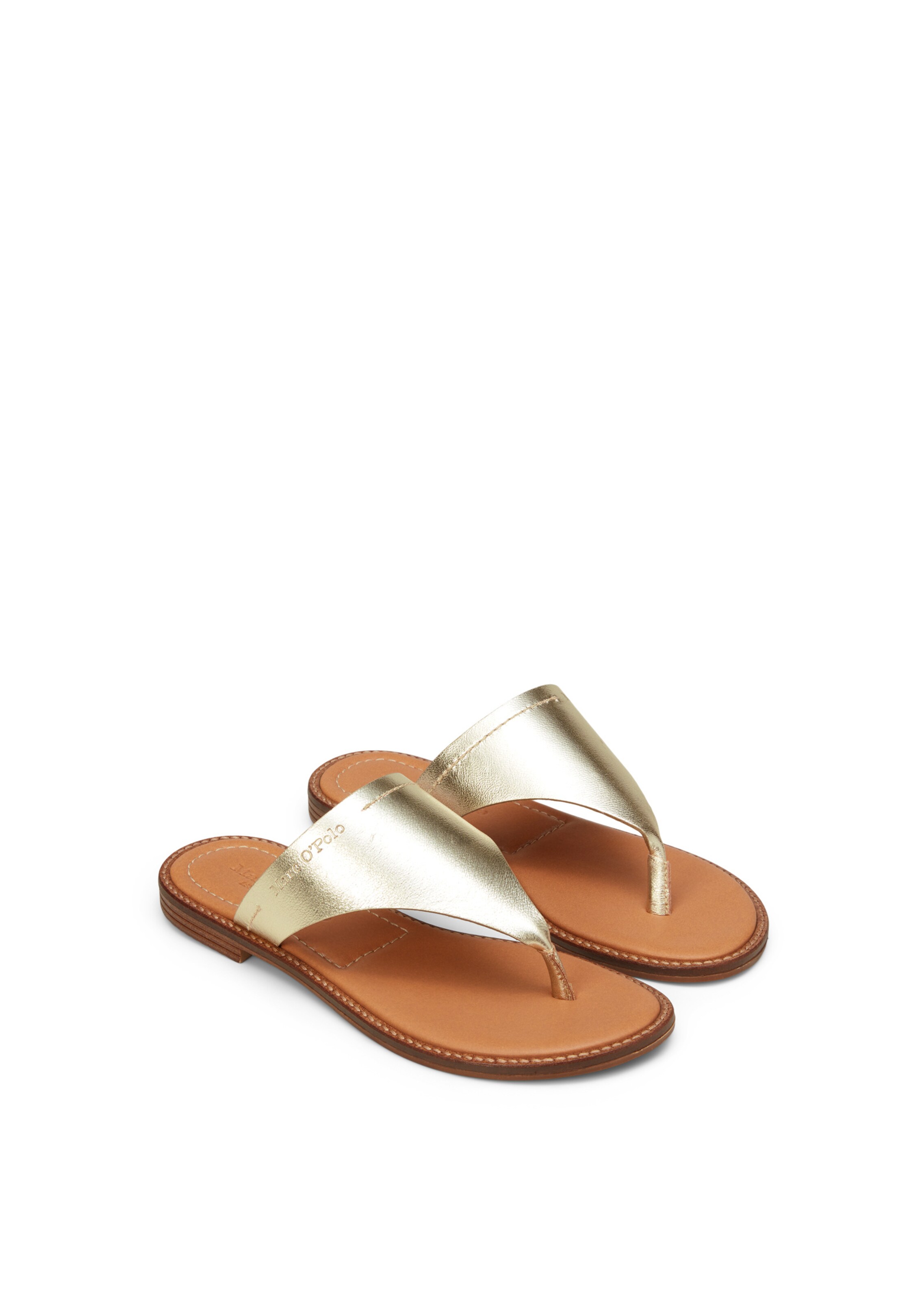 Marc O'Polo T-Bar Sandals in Beige