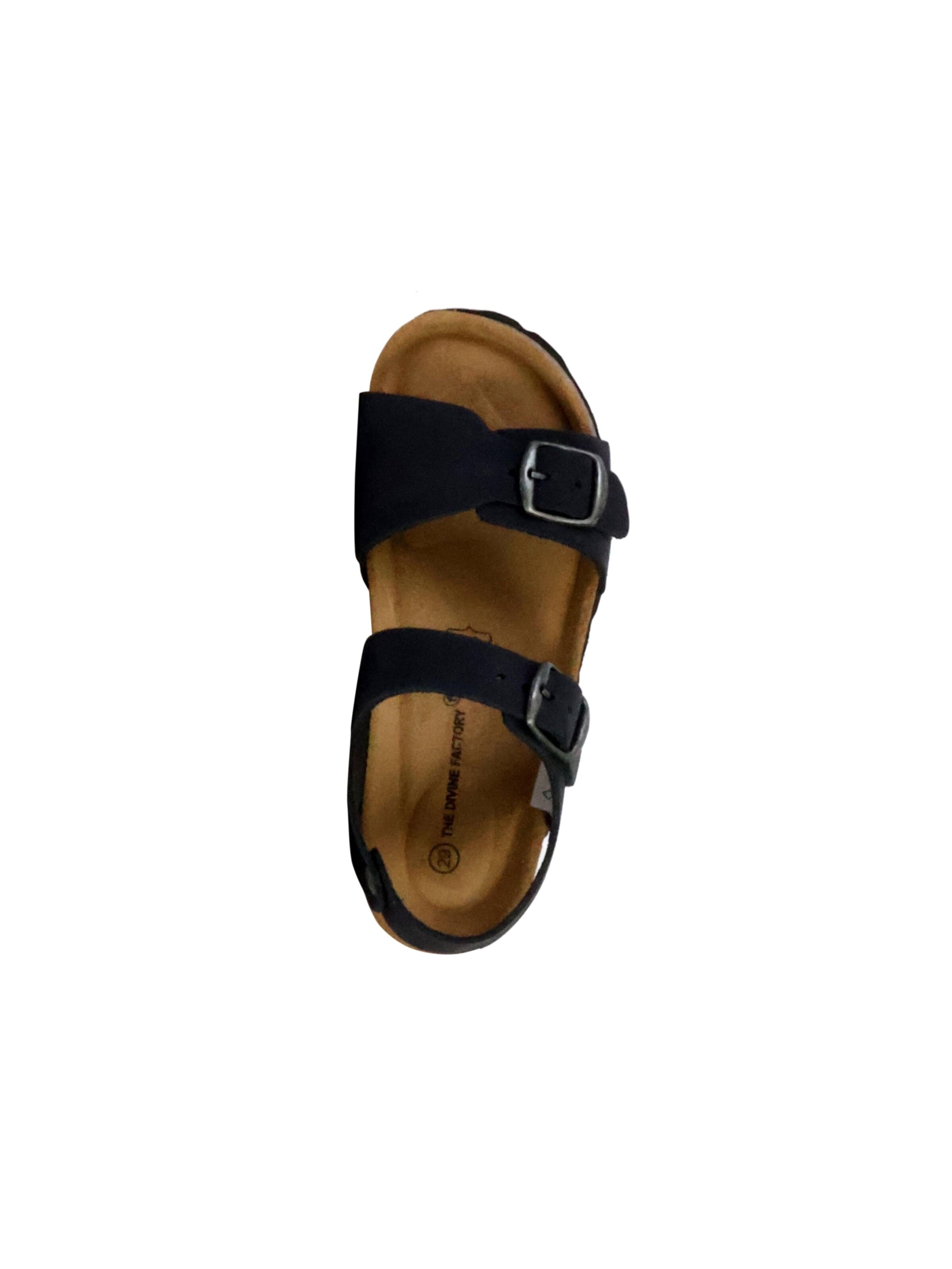 Chaussure basse 'Leder-Pantoletten für Kinder' The Divine Factory en bleu