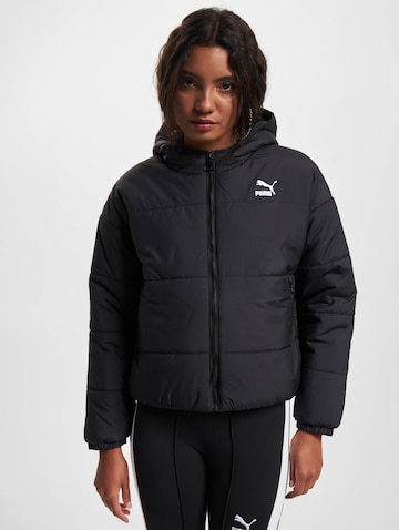 PUMA Performance Jacket in Black: front