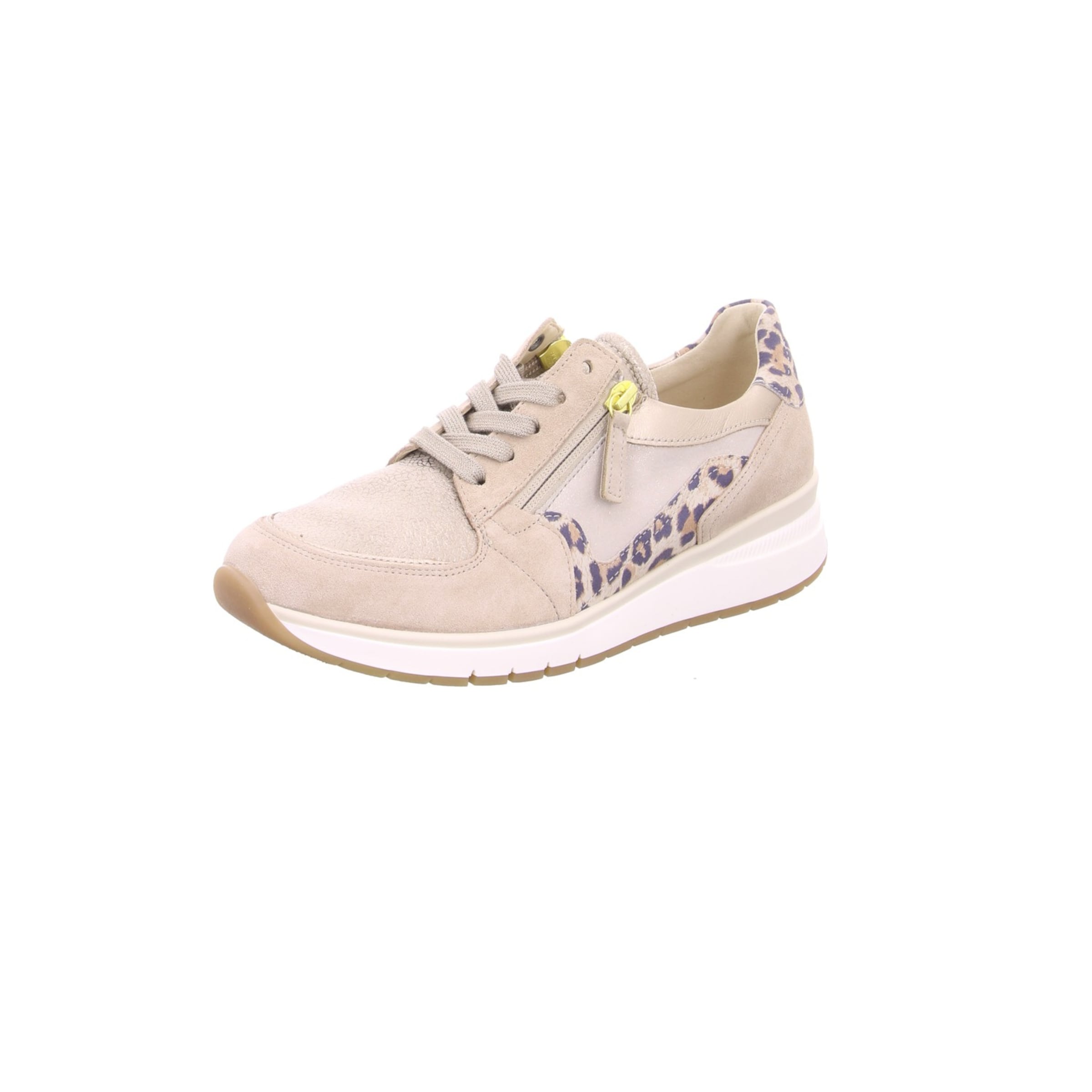 GABOR Platform trainers in Beige: front