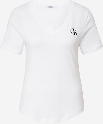 Calvin Klein Jeans - Camiseta en blanco: frente