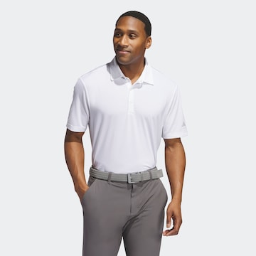 ADIDAS GOLF Performance Shirt in White: front