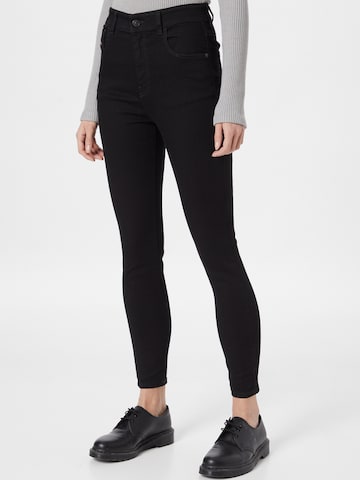DIESEL Skinny Pants 'SLANDY' in Black: front
