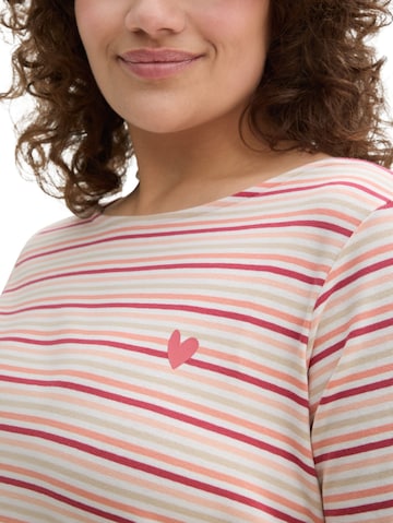 T-shirt Tom Tailor Women + en orange