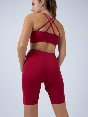 SPORTKIND Skinny Leggings 'Short Tights'‌‌‌‌‌‌‌‌‌ in Rot