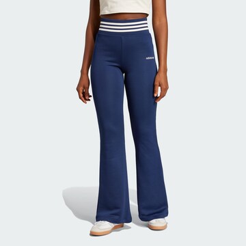 évasé Pantalon ADIDAS ORIGINALS en bleu : devant