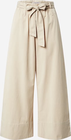 Wide Leg Pantalon 'Milani' Samsøe Samsøe en marron : devant