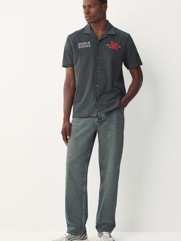 Coupe regular Chemise Next en gris