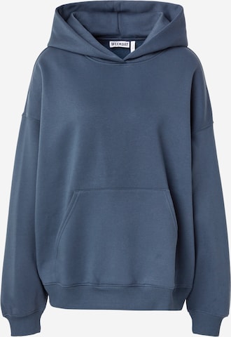 Sweat-shirt WEEKDAY en bleu : devant