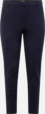 ONLY Carmakoma Regular Pants 'ROCK' in Blue: front