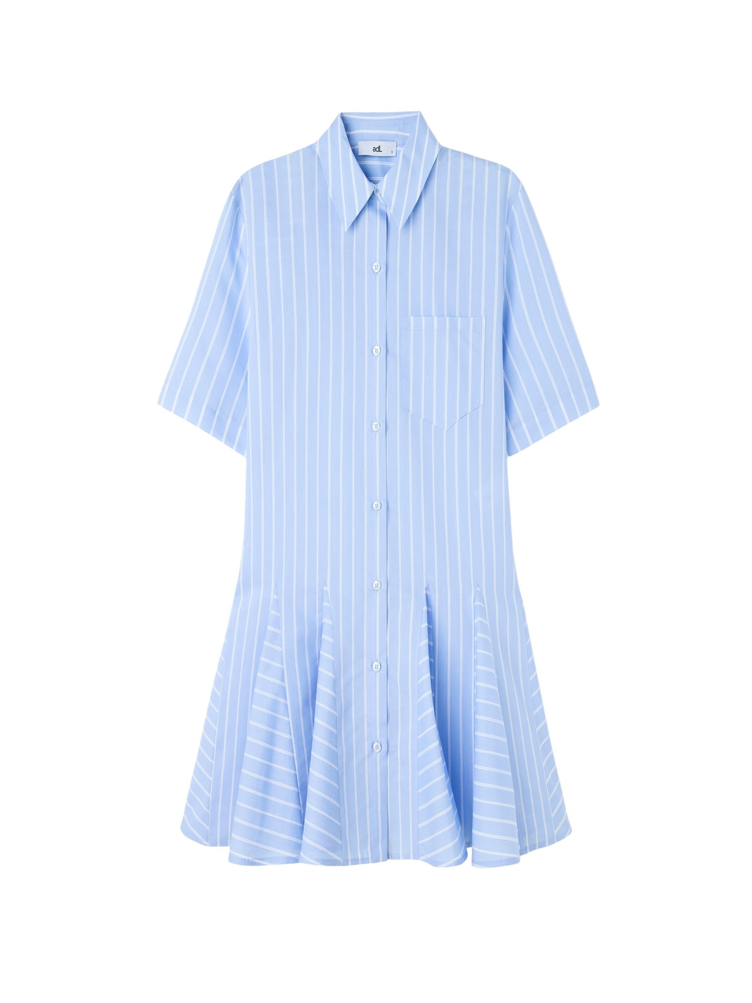 adl Blousejurk in Blauw: voorkant