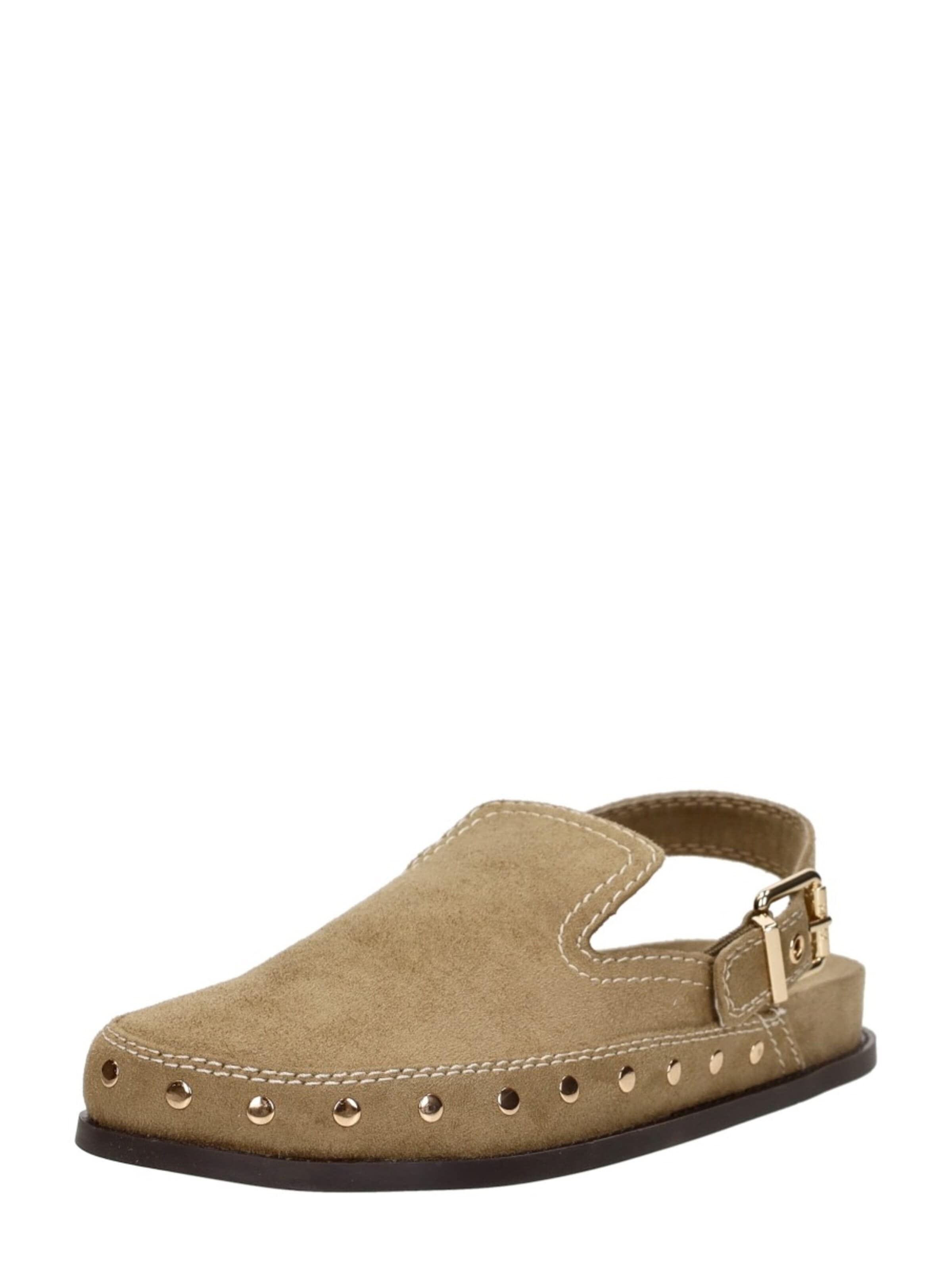 MEXX Clogs 'Tonique' in Beige: voorkant