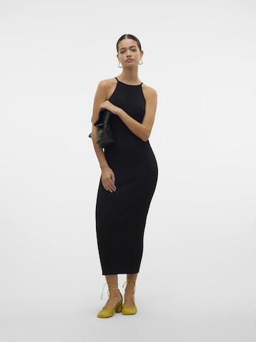 VERO MODA Strikkjole 'VMRIVER' i sort