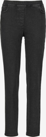 Goldner Slim fit Jeans 'LOUISA' in Black: front