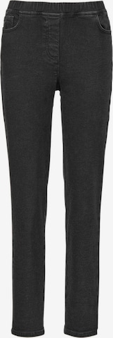 Goldner Slimfit Jeans 'LOUISA' in Zwart: voorkant