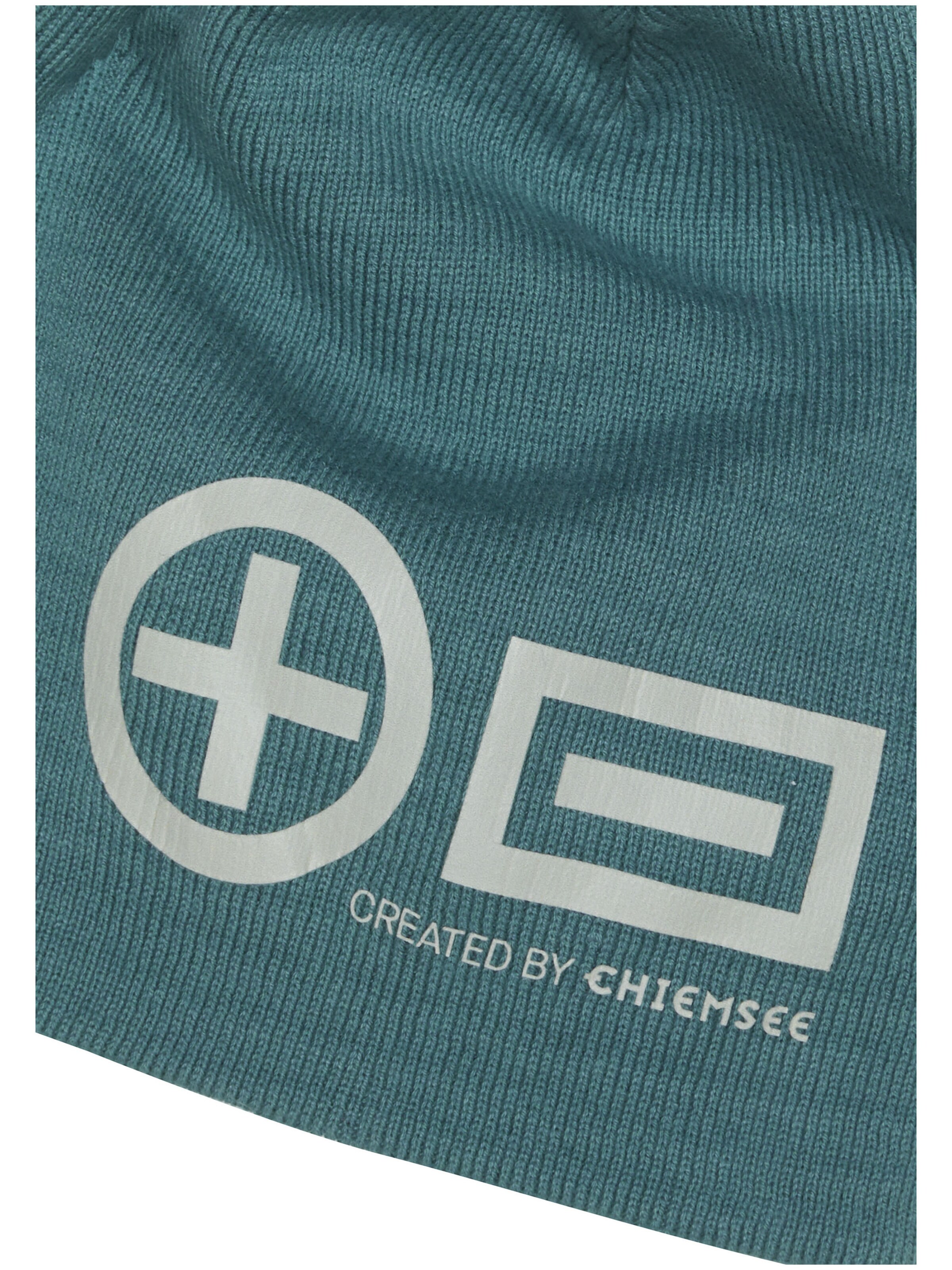 CHIEMSEE Beanie ' in feiner Strickstruktur ' in Blue